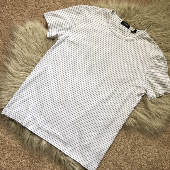 Theory Other - Men's theory white striped t-shirt Minimal